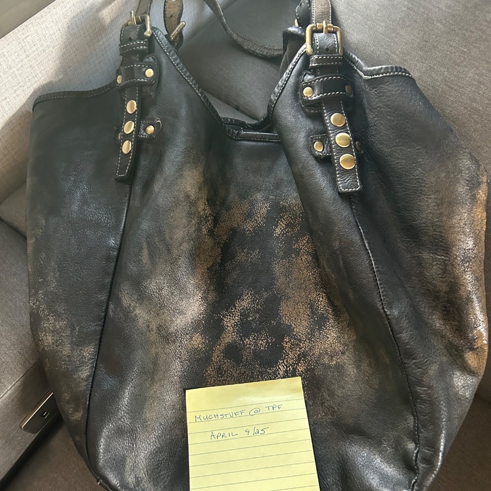 Lusher Soft & Slouchy Hobo - Black Raw Onyx - Sold Out - Picture 2 of 10